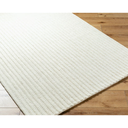Brook Rug - 485593 by Livabliss in cream, medium gray. Made from face: 100% wool, warp: 100% cotton in a unique style.