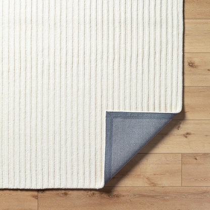 Brook Rug - 485593 by Livabliss in cream, medium gray. Made from face: 100% wool, warp: 100% cotton in a unique style.