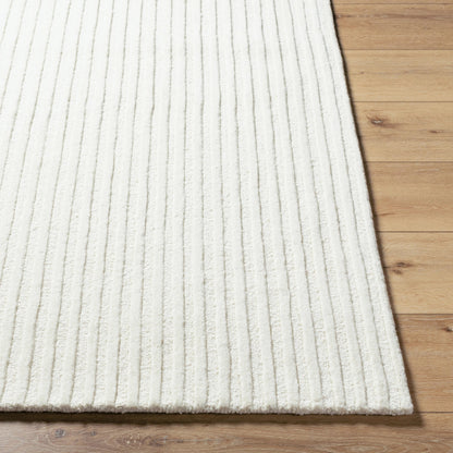 Brook Rug - 485593 by Livabliss in cream, medium gray. Made from face: 100% wool, warp: 100% cotton in a unique style.