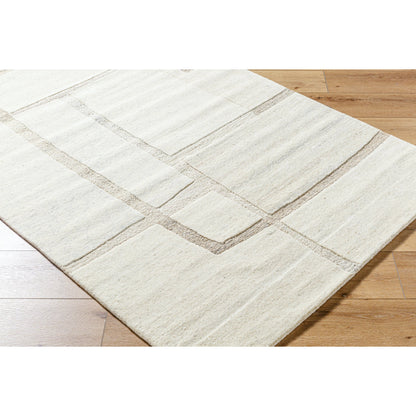 Brook Rug - 489139 by Livabliss in ivory, light beige, denim. Made from wool in a unique style.