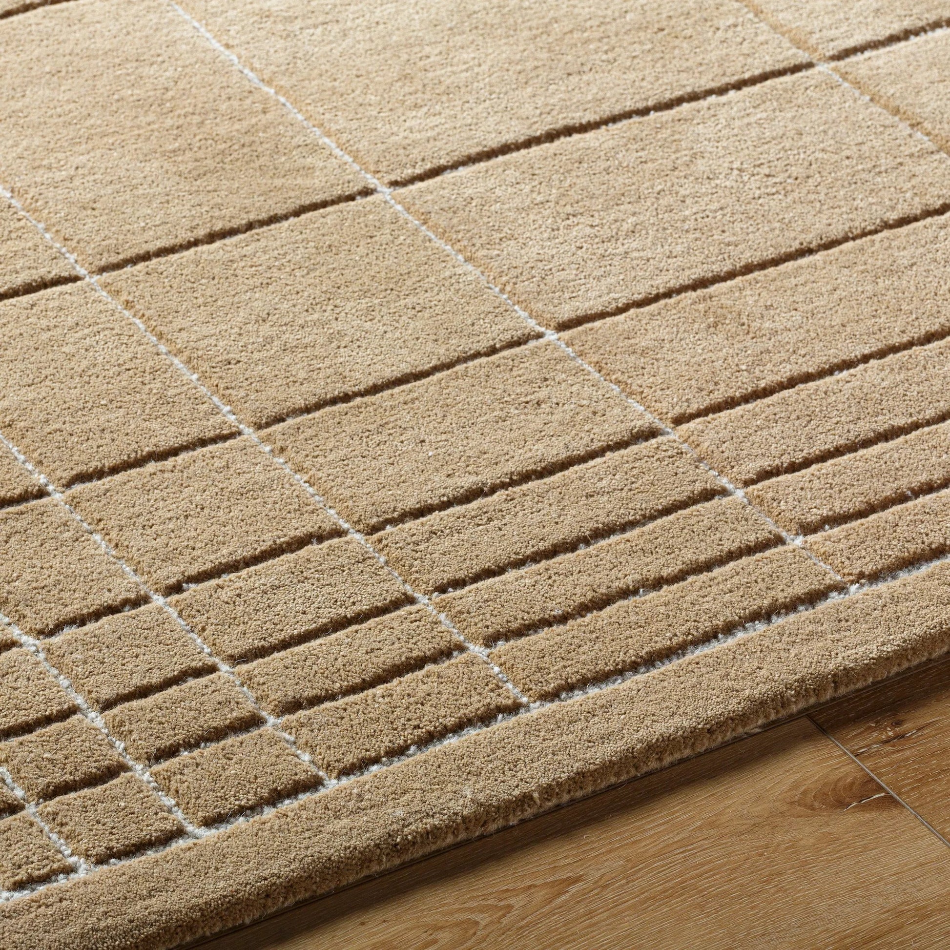 Brook Rug - 490933 by Livabliss. Made from wool in a unique style.