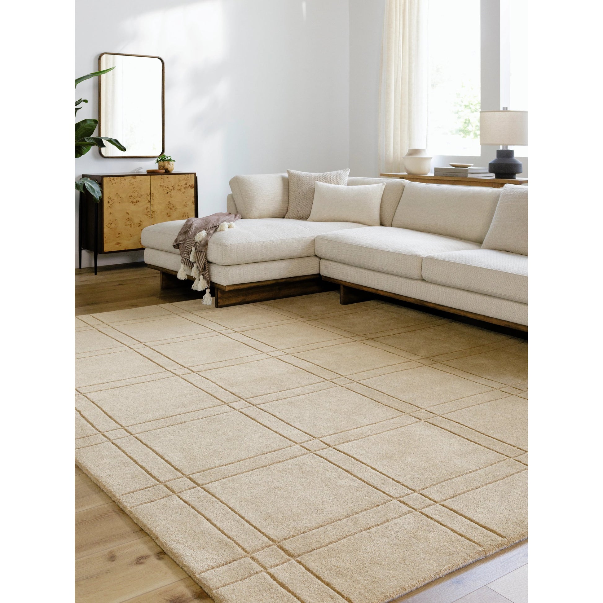 Brook Rug - 491070 by Livabliss. Made from wool in a unique style.