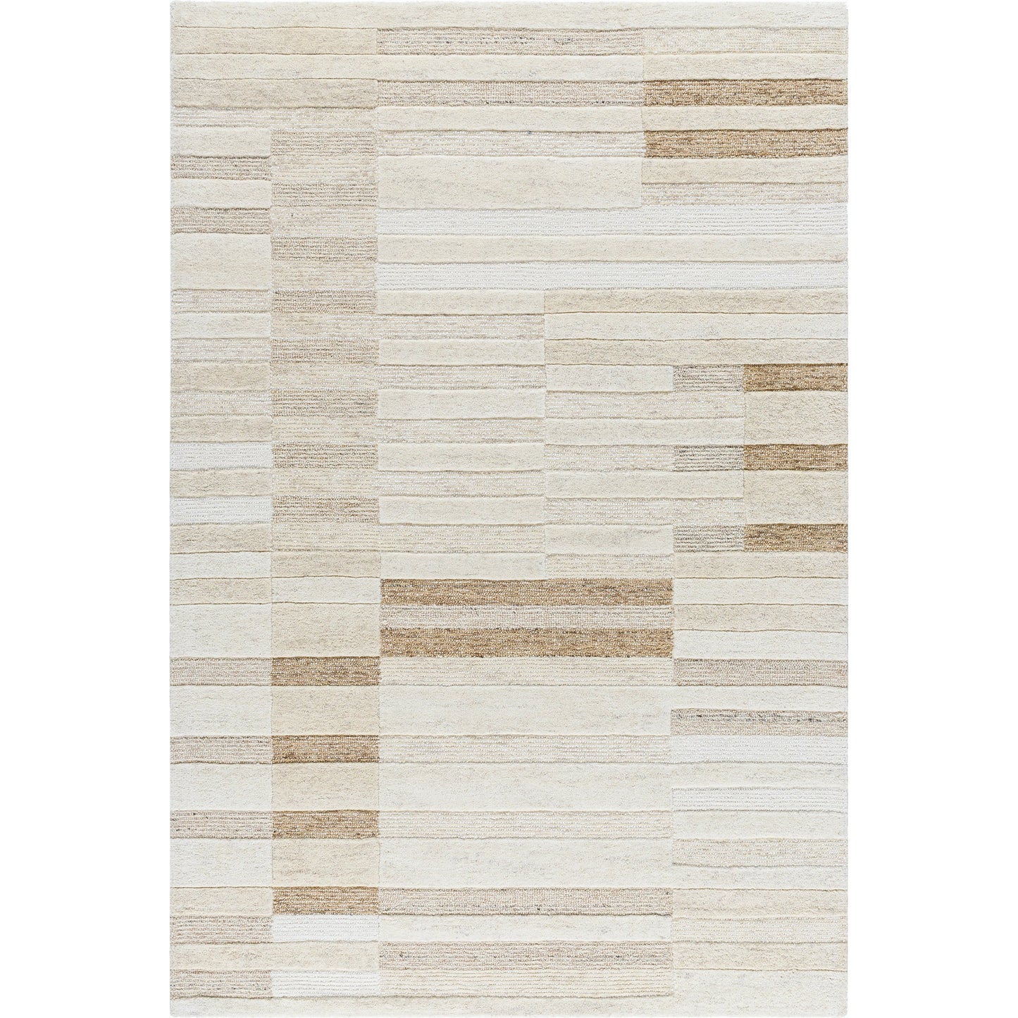 001 SI-2167990,SI-2167991,SI-2167992 | Primary Silo | Brook Rug - 530267 by Livabliss in ivory, sandstone, taupe, beige, cream. Made from wool in a unique style.
