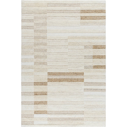 Brook Rug - 530267 by Livabliss in ivory, sandstone, taupe, beige, cream. Made from wool in a unique style.