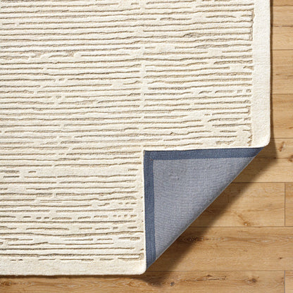 Brook Rug- 530283 by Livabliss in ivory, sand, taupe. Made from wool in a unique style.