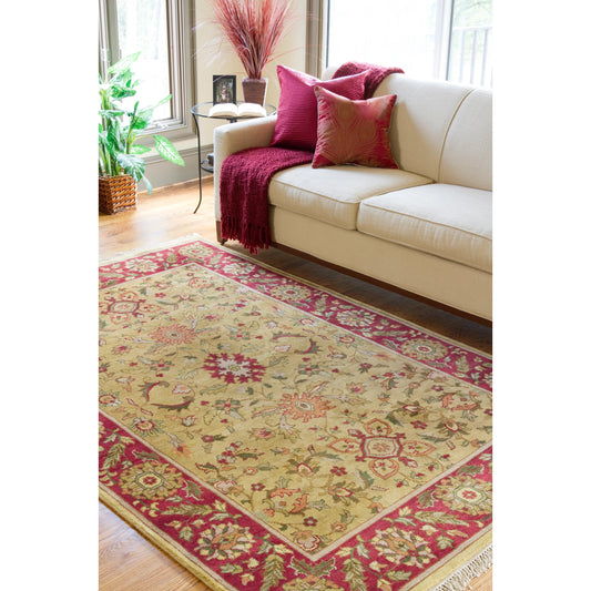 Babylon Rug - 4078 by Surya in rust, mustard, tan, brown, dark green. Made from 100% new zealand wool in a unique style.