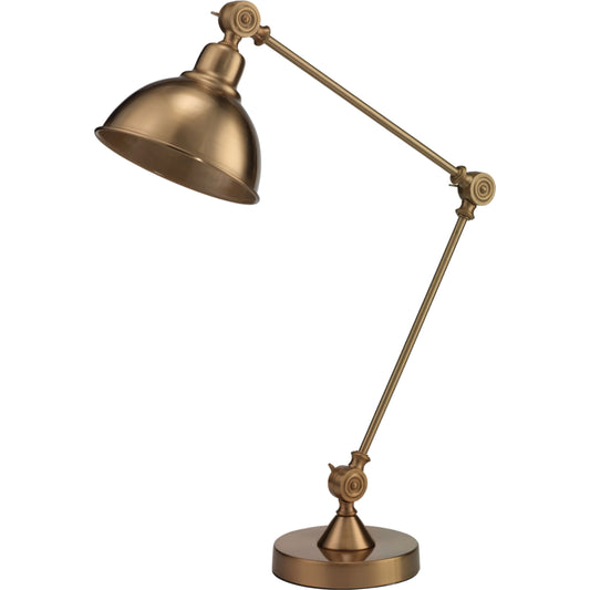Wallace Table Lamp by The Livingston Collection in brass finish. Made from metal in a transitional style.