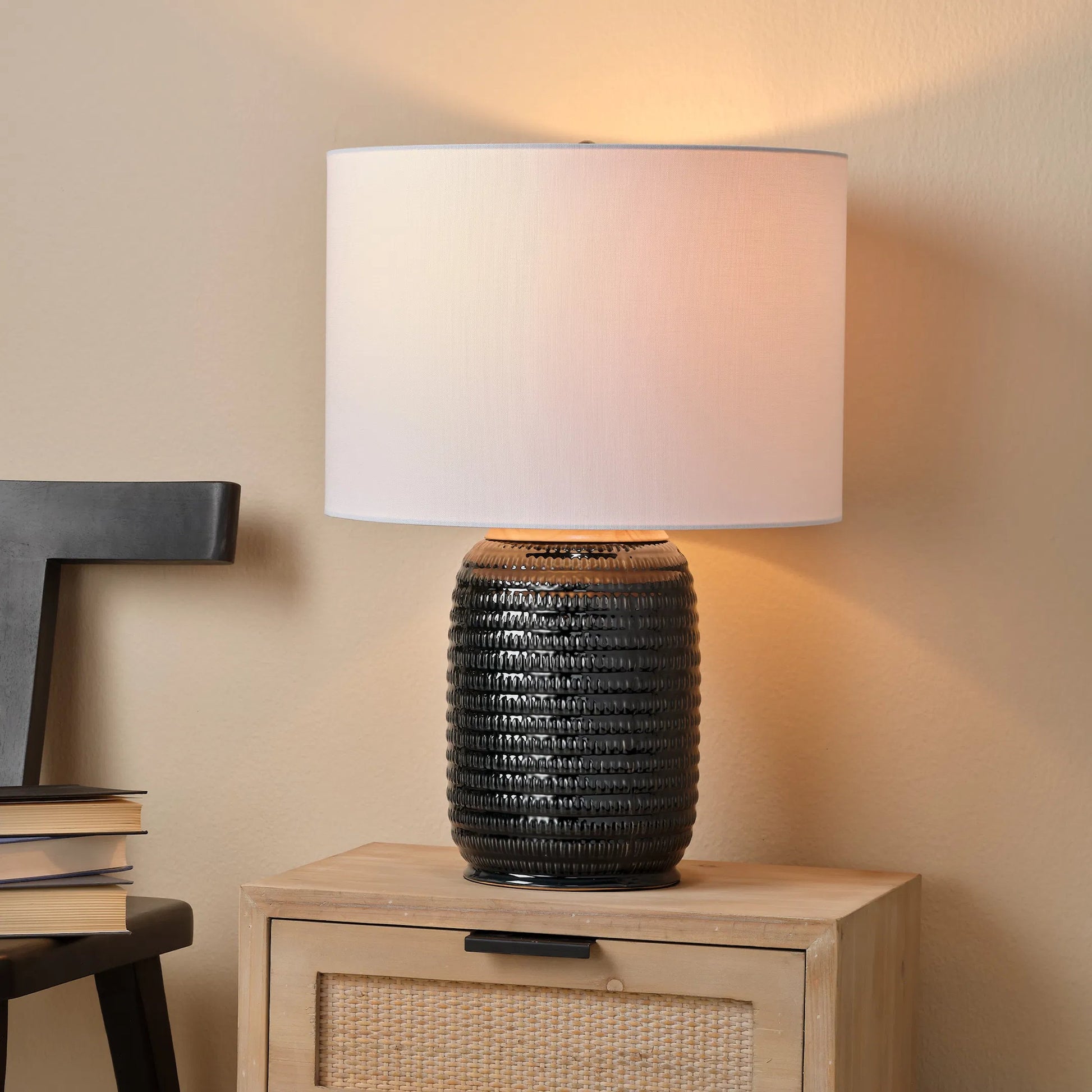 Graham Table Lamp by Lifestyle by JY in brass finish. Made from ceramic in a modern style.
