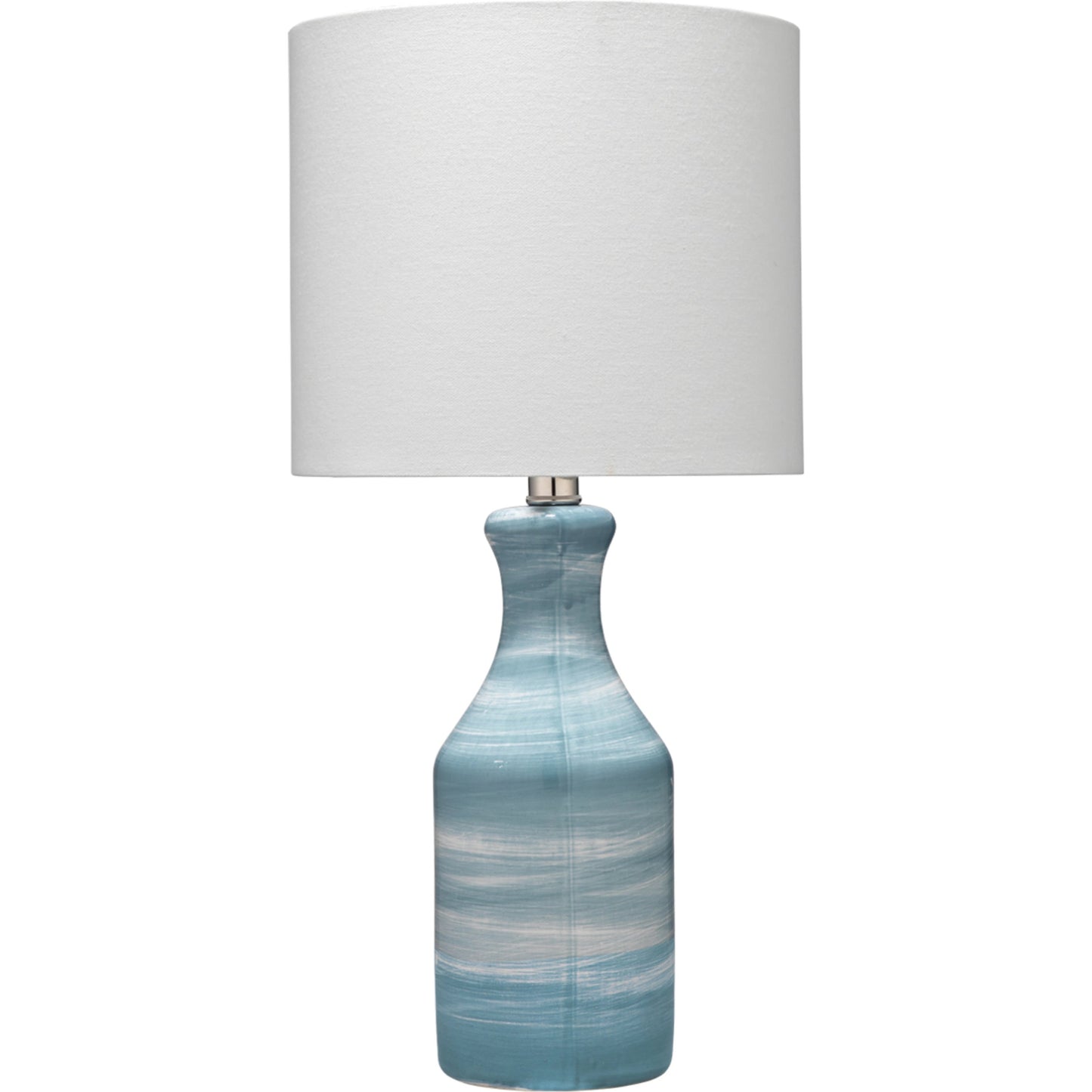 001 SR-707844 | Primary Silo | Bungalow Table Lamp by Lifestyle by JY in blue, white. Made from ceramic in a coastal style.