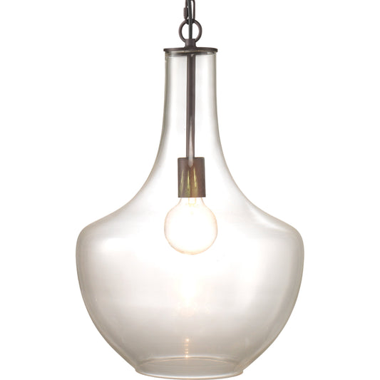Sutton Pendant by Lifestyle by JY in black, clear. Made from glass in a transitional style.