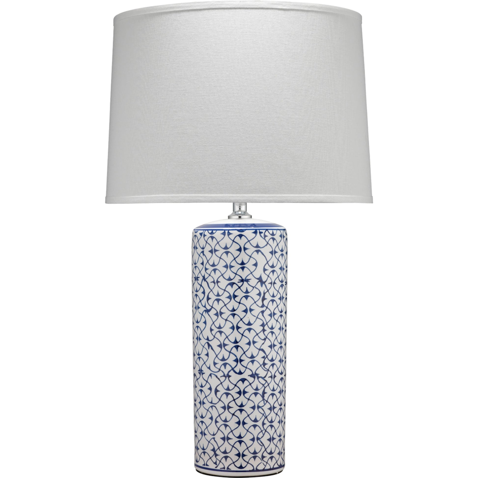 Vivian Table Lamp by Lifestyle by JY in blue, white ceramic. Made from ceramic in a cottage & farmhouse style.