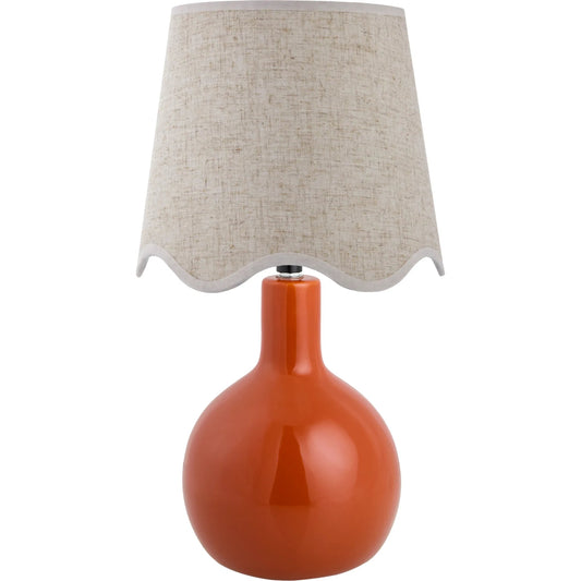 Balbao Accent Table Lamp by Livabliss in high gloss. Made from ceramic, rattan, metal in a unique style.