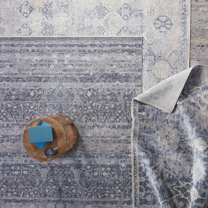 Ballad BLA06 Rug by Jaipur Living in blue, gray. Made from 100% polyester in a unique style.