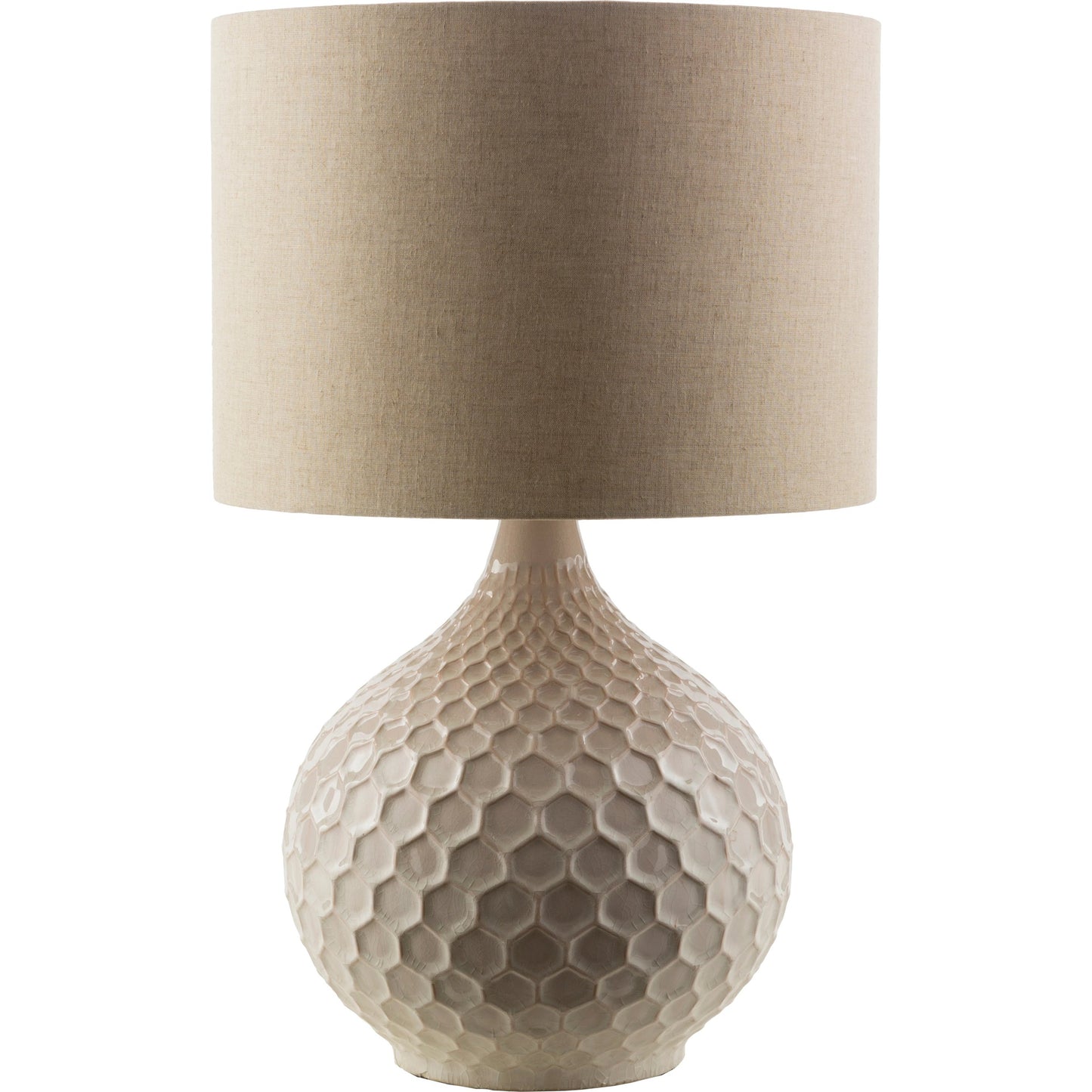 015 O-SURYA-BLA550-TBL | Primary Silo | Blakely - 13908 by Surya in ivory and cream. Made from linen, ceramic in a modern style.