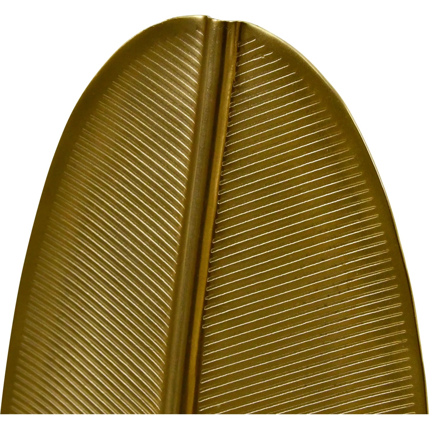 004 SI-2461255 | Closeup | Blade Antique Brass Leaf Scultpture by Worlds Away in antique brass. Made from marble in a modern style.