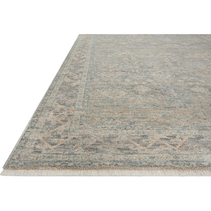 Blake BLA-01 Rug by Angela Rose x Loloi in sky, beige. Made from 100% polyester in a unique style.