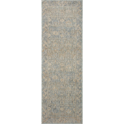 Blake BLA-01 Rug by Angela Rose x Loloi in sky, beige. Made from 100% polyester in a unique style.
