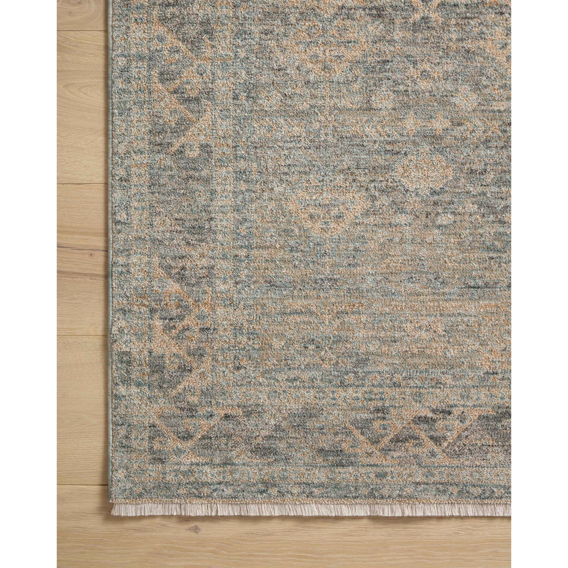 Blake BLA-01 Rug by Angela Rose x Loloi in sky, beige. Made from 100% polyester in a unique style.