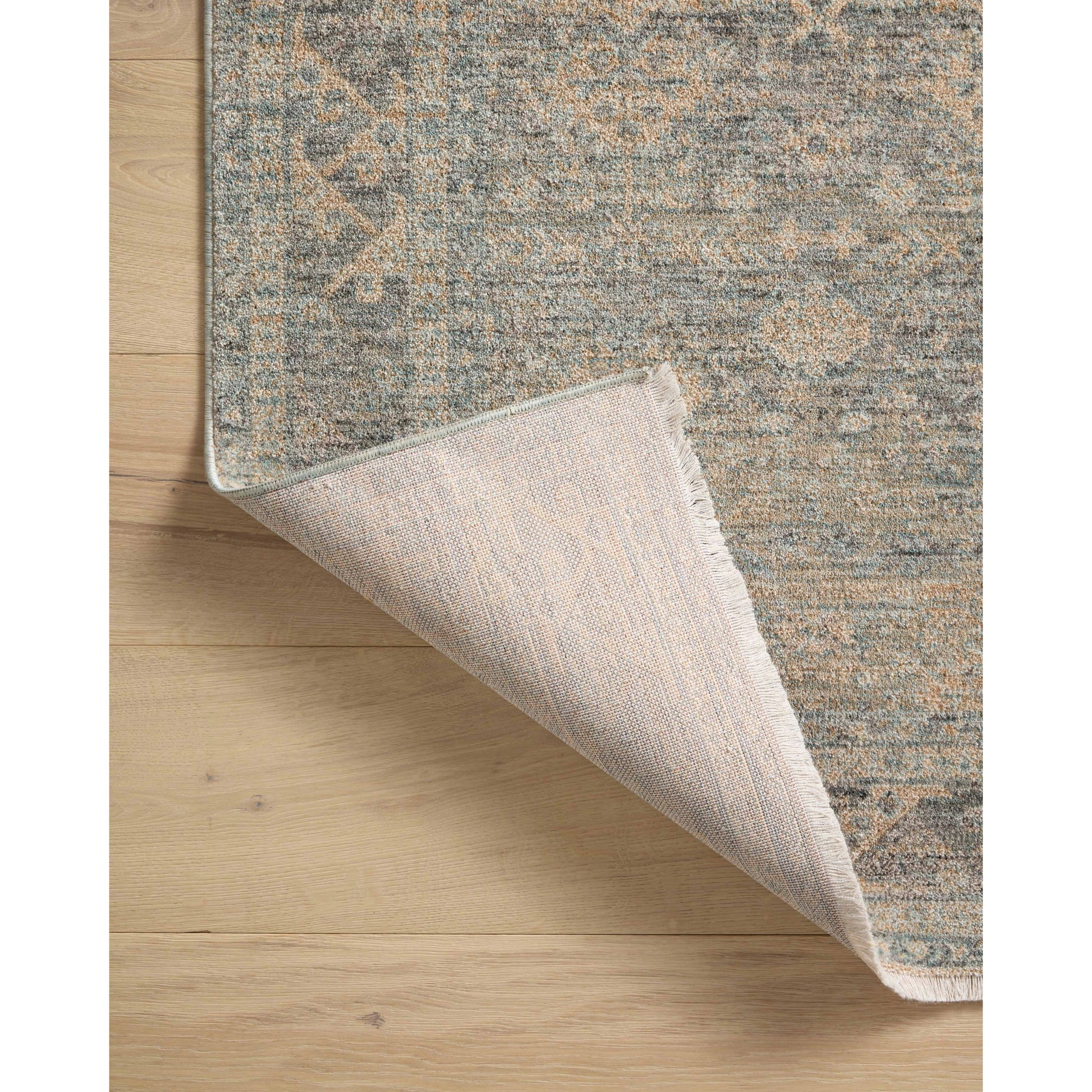 Blake BLA-01 Rug by Angela Rose x Loloi in sky, beige. Made from 100% polyester in a unique style.