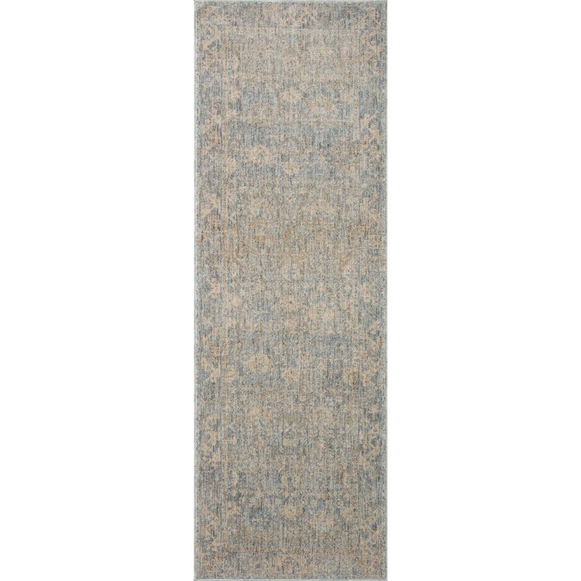 Blake BLA-01 Rug by Angela Rose x Loloi in sky, beige. Made from 100% polyester in a uniq