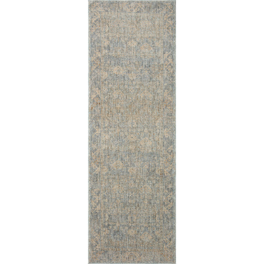 Blake BLA-01 Rug by Angela Rose x Loloi in sky, beige. Made from 100% polyester in a unique style.