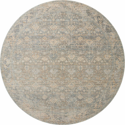 Blake BLA-01 Rug by Angela Rose x Loloi in sky, beige. Made from 100% polyester in a uniq