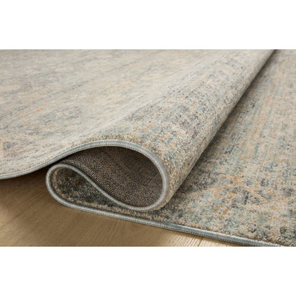 Blake BLA-01 Rug by Angela Rose x Loloi in sky, beige. Made from 100% polyester in a unique style