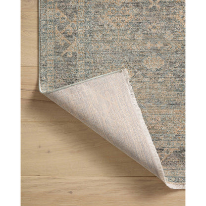 Blake BLA-01 Rug by Angela Rose x Loloi in sky, beige. Made from 100% polyester in a unique style