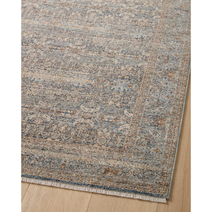 Blake BLA-02 Rug by Angela Rose x Loloi in ocean, mocha. Made from 100% polyester in a unique sty