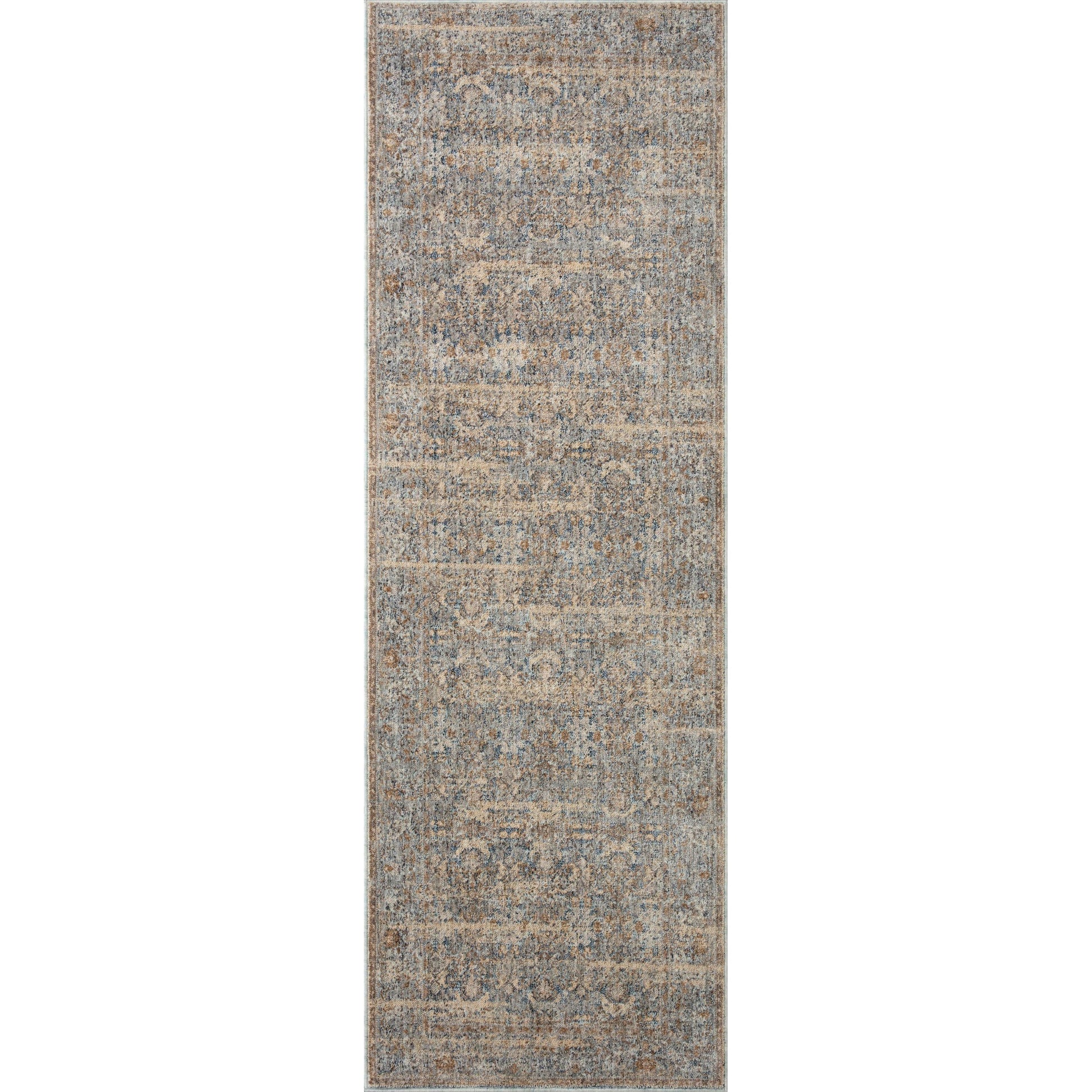 Blake BLA-02 Rug by Angela Rose x Loloi in ocean, mocha. Made from 100% polyester in a unique style.