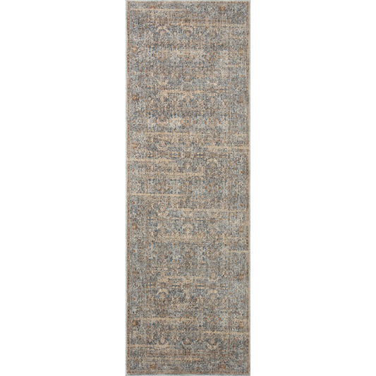 Blake BLA-02 Rug by Angela Rose x Loloi in ocean, mocha. Made from 100% polyester in a unique style.