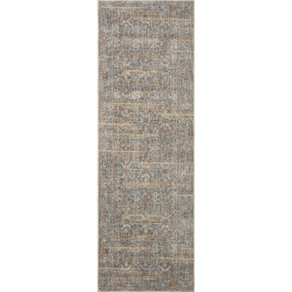 Blake BLA-02 Rug by Angela Rose x Loloi in ocean, mocha. Made from 100% polyester in a un