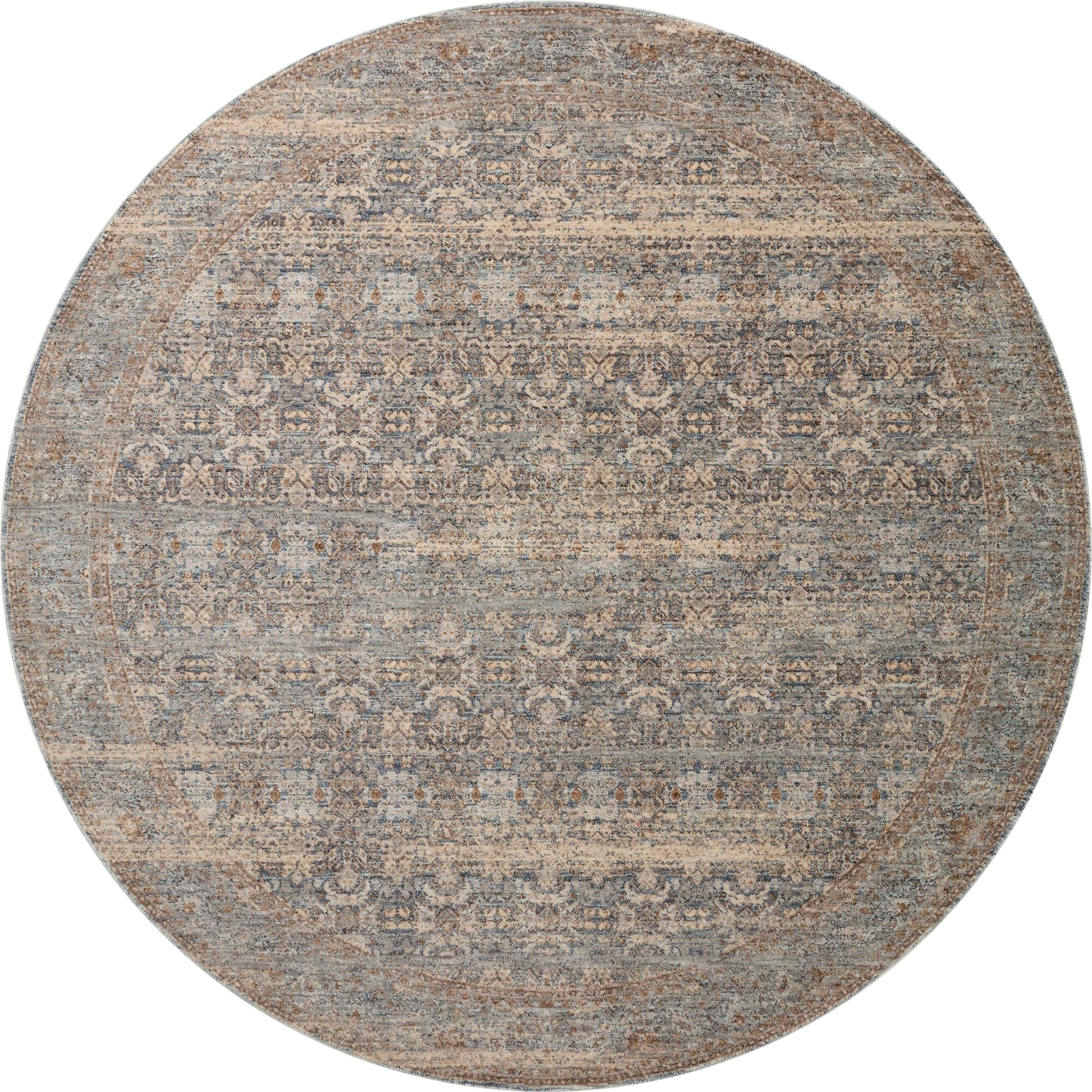 Blake BLA-02 Rug by Angela Rose x Loloi in ocean, mocha. Made from 100% polyester in a unique style.