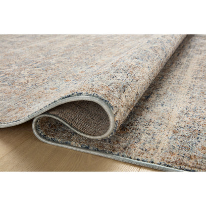 Blake BLA-02 Rug by Angela Rose x Loloi in ocean, mocha. Made from 100% polyester in a unique sty