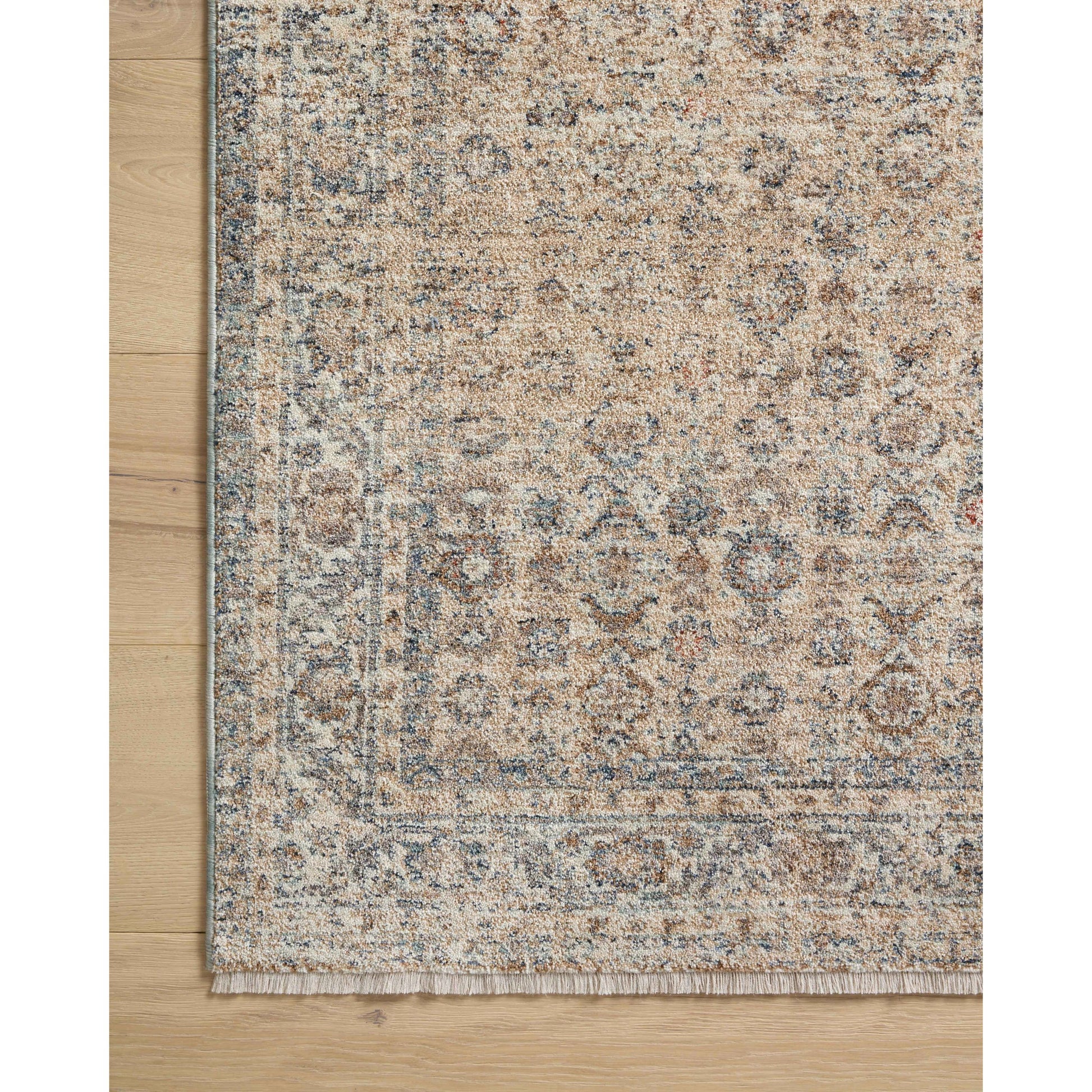Blake BLA-04 Rug by Angela Rose x Loloi in beige, denim. Made from 100% polyester in a unique sty