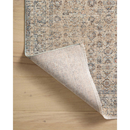 Blake BLA-04 Rug by Angela Rose x Loloi in beige, denim. Made from 100% polyester in a unique sty