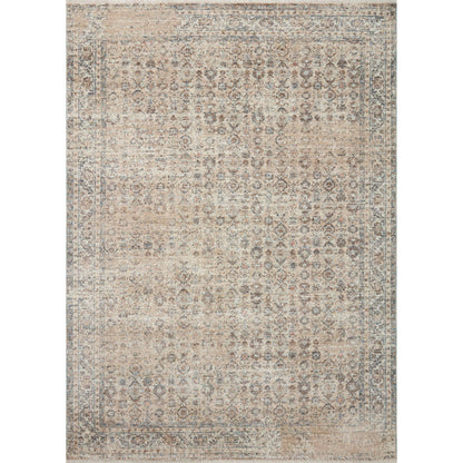 Blake BLA-04 Rug by Angela Rose x Loloi in beige, denim. Made from 100% polyester in a uniqu