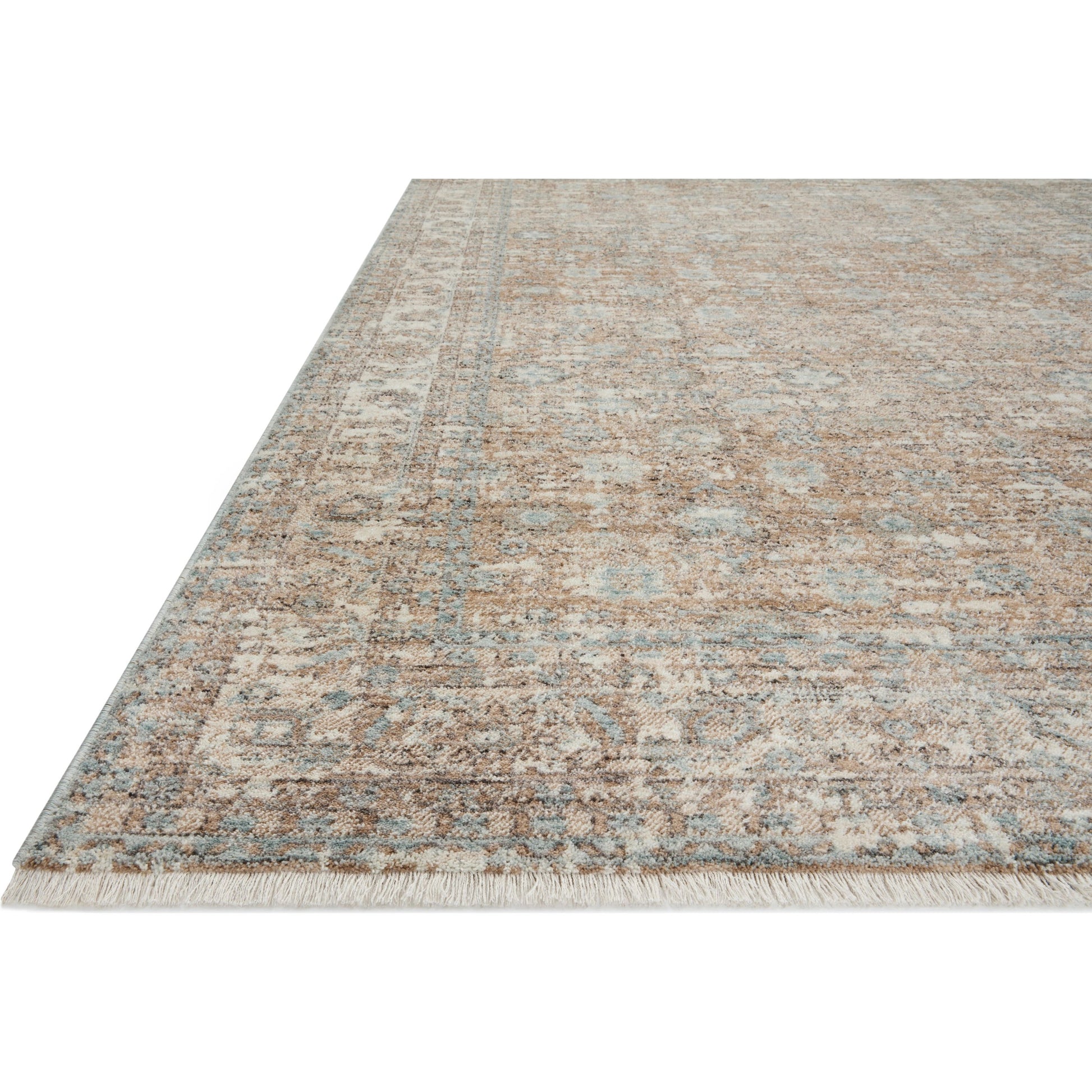 Blake BLA-05 Rug by Angela Rose x Loloi in sand, sky. Made from 100% polyester in a unique style.