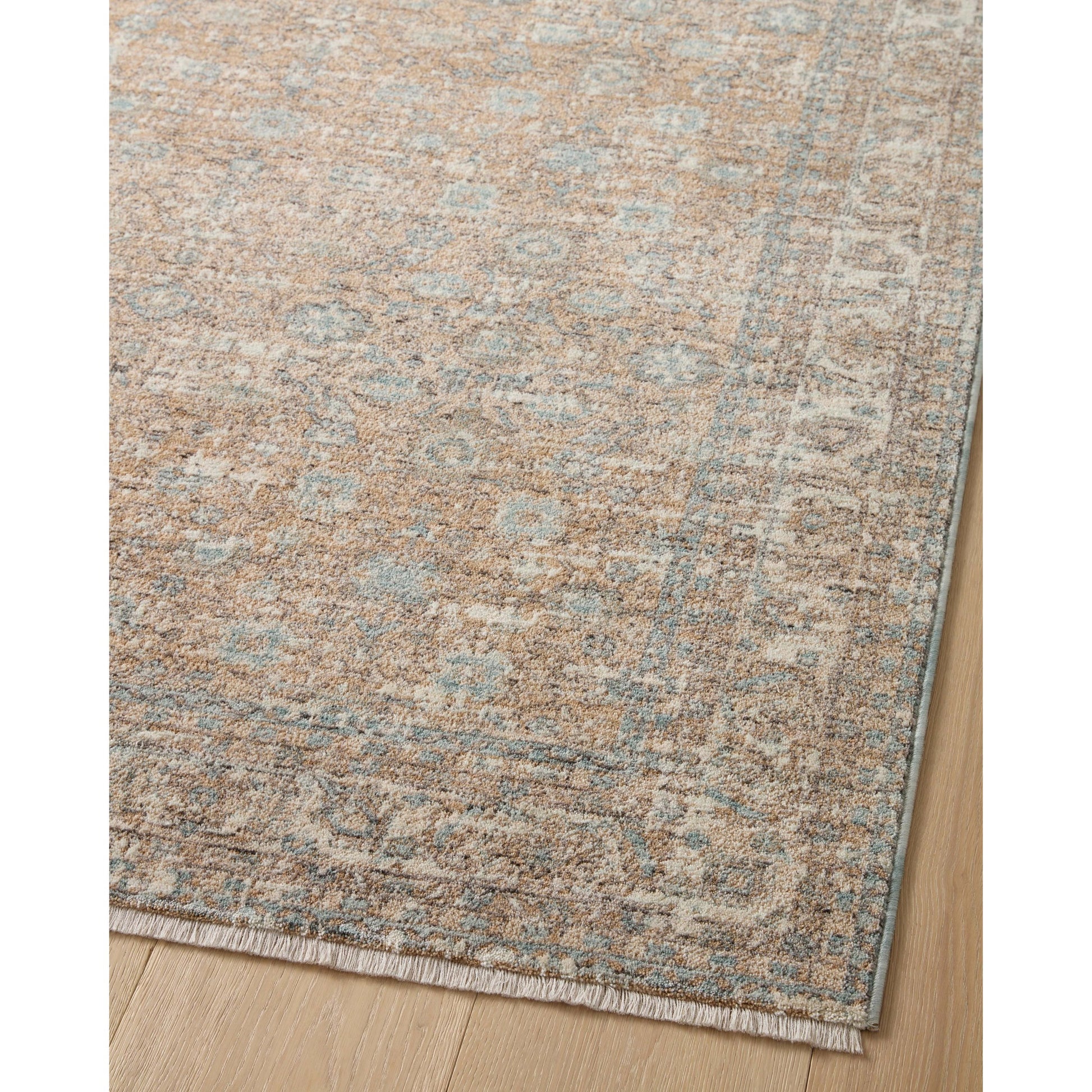 Blake BLA-05 Rug by Angela Rose x Loloi in sand, sky. Made from 100% polyester in a unique style.