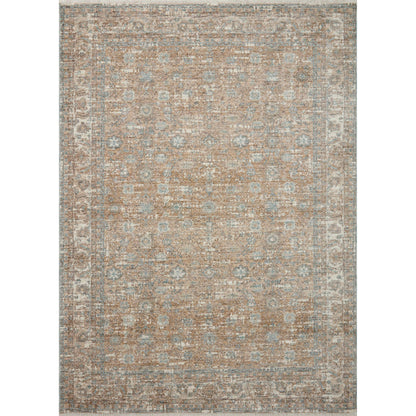 Blake BLA-05 Rug by Angela Rose x Loloi in sand, sky. Made from 100% polyester in a unique s