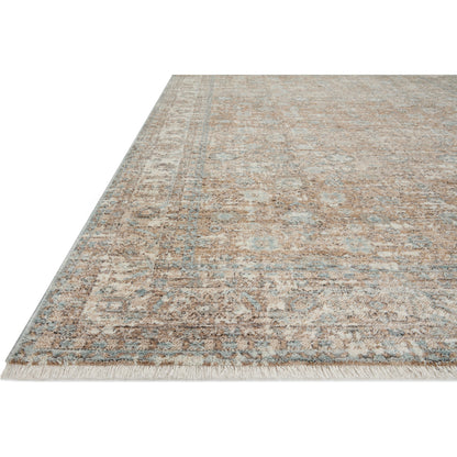 Blake BLA-05 Rug by Angela Rose x Loloi in sand, sky. Made from 100% polyester in a unique style.