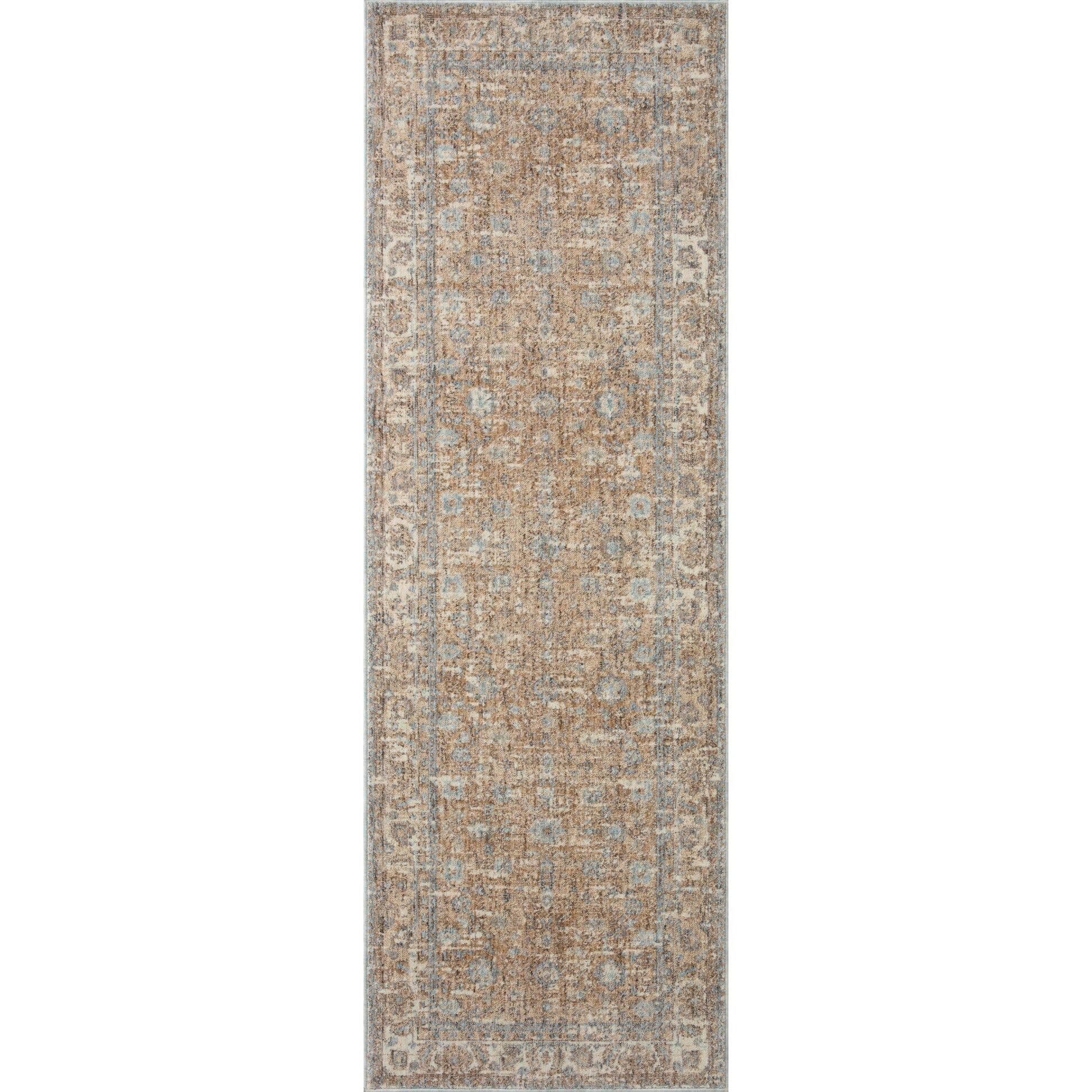 Blake BLA-05 Rug by Angela Rose x Loloi in sand, sky. Made from 100% polyester in a uniqu