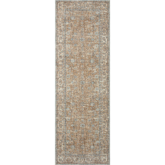Blake BLA-05 Rug by Angela Rose x Loloi in sand, sky. Made from 100% polyester in a unique style.