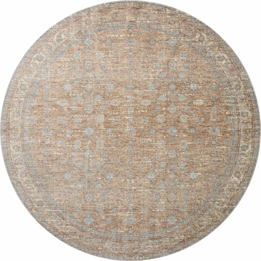 Blake BLA-05 Rug by Angela Rose x Loloi in sand, sky. Made from 100% polyester in a unique style.