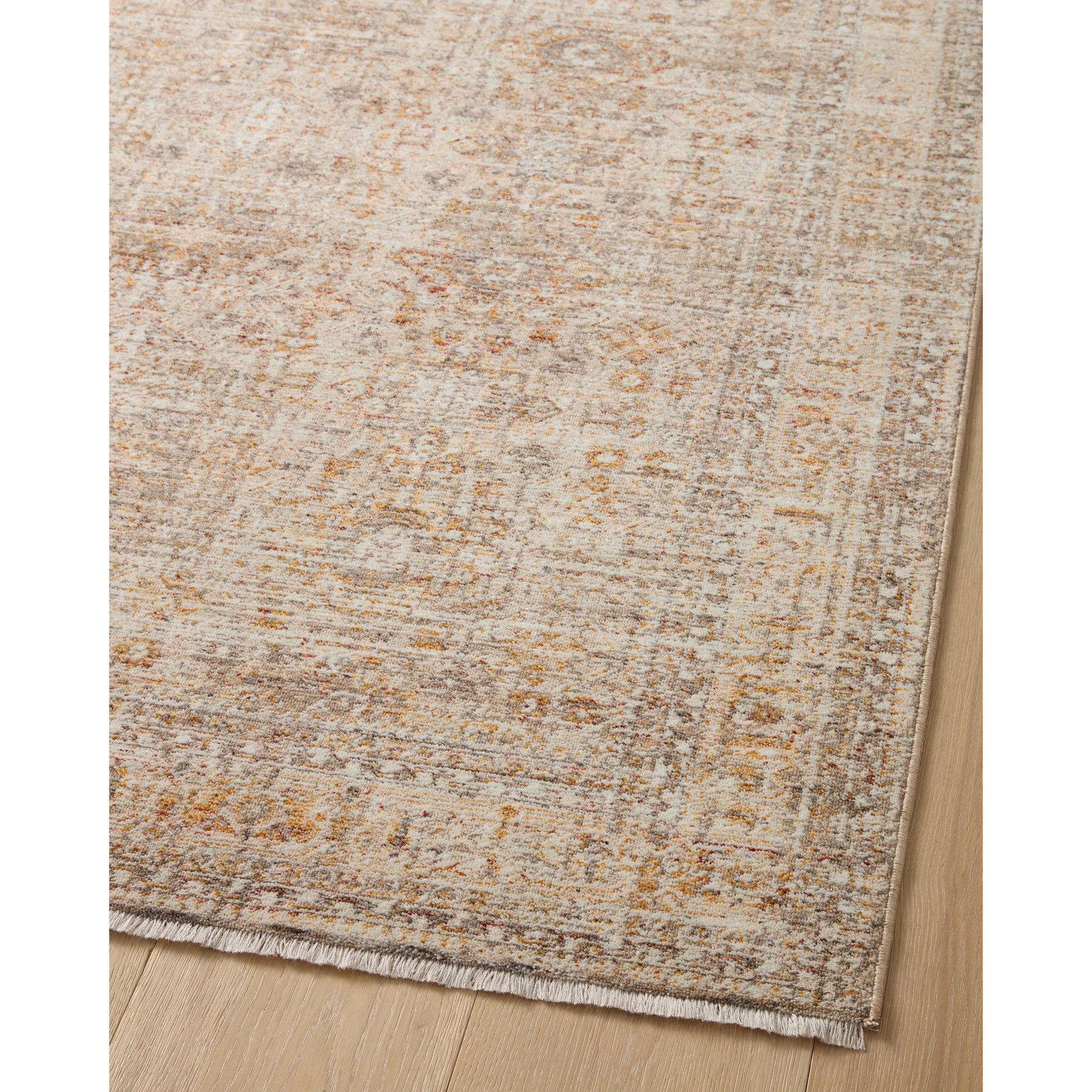 Blake BLA-06 Rug by Angela Rose x Loloi in oatmeal, spice. Made from 100% polyester in a unique style.
