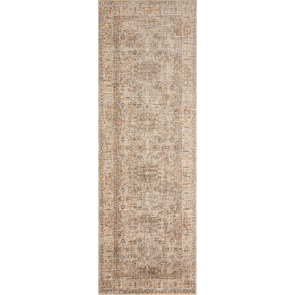 Blake BLA-06 Rug by Angela Rose x Loloi in oatmeal, spice. Made from 100% polyester in a unique style.