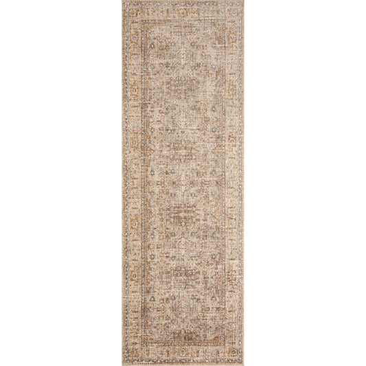 Blake BLA-06 Rug by Angela Rose x Loloi in oatmeal, spice. Made from 100% polyester in a unique style.