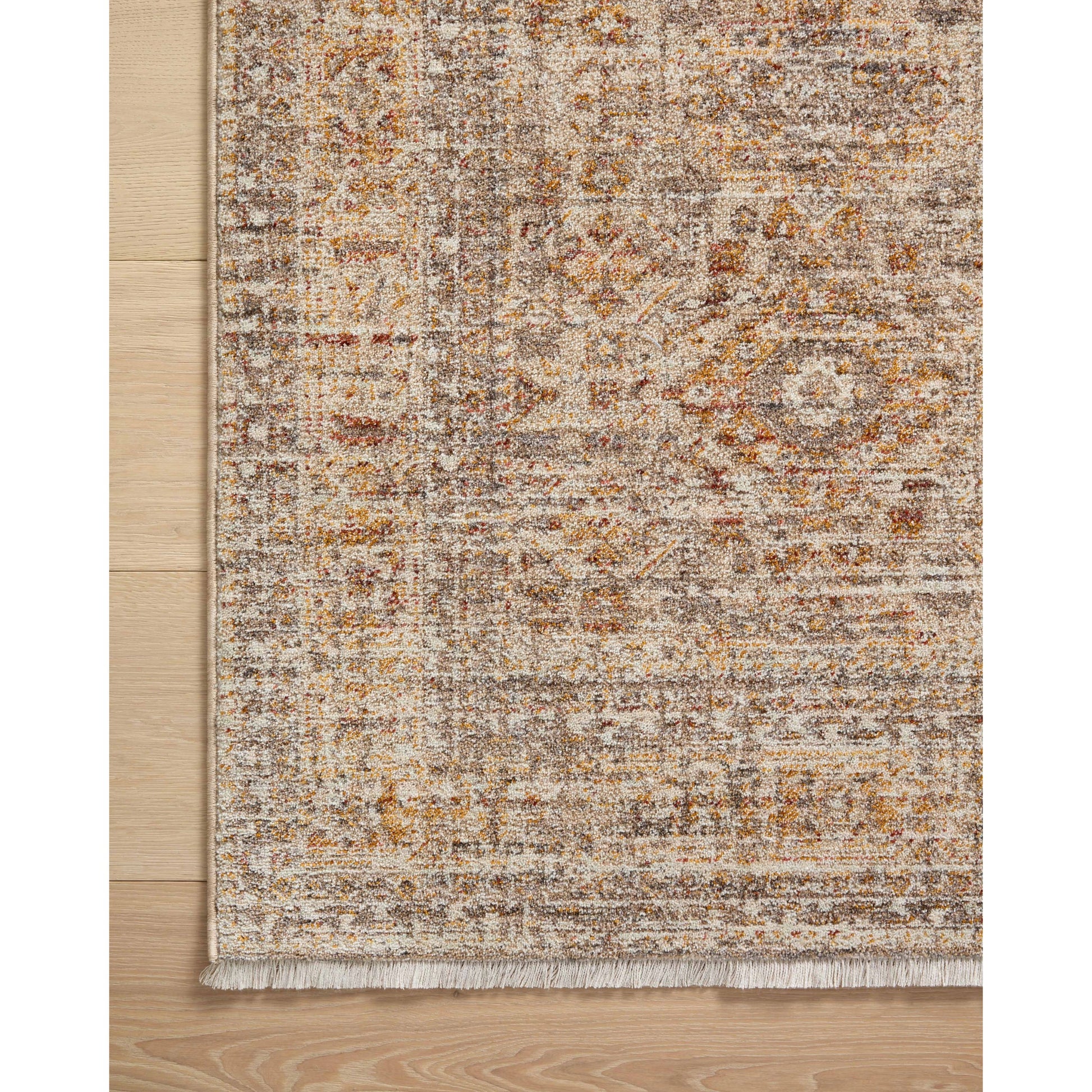 Blake BLA-06 Rug by Angela Rose x Loloi in oatmeal, spice. Made from 100% polyester in a unique s