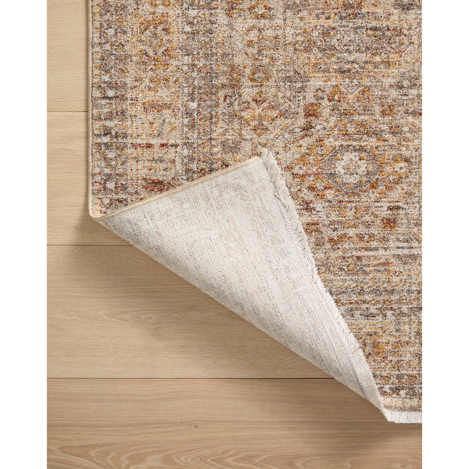 Blake BLA-06 Rug by Angela Rose x Loloi in oatmeal, spice. Made from 100% polyester in a unique style.