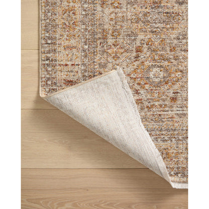 Blake BLA-06 Rug by Angela Rose x Loloi in oatmeal, spice. Made from 100% polyester in a unique style.